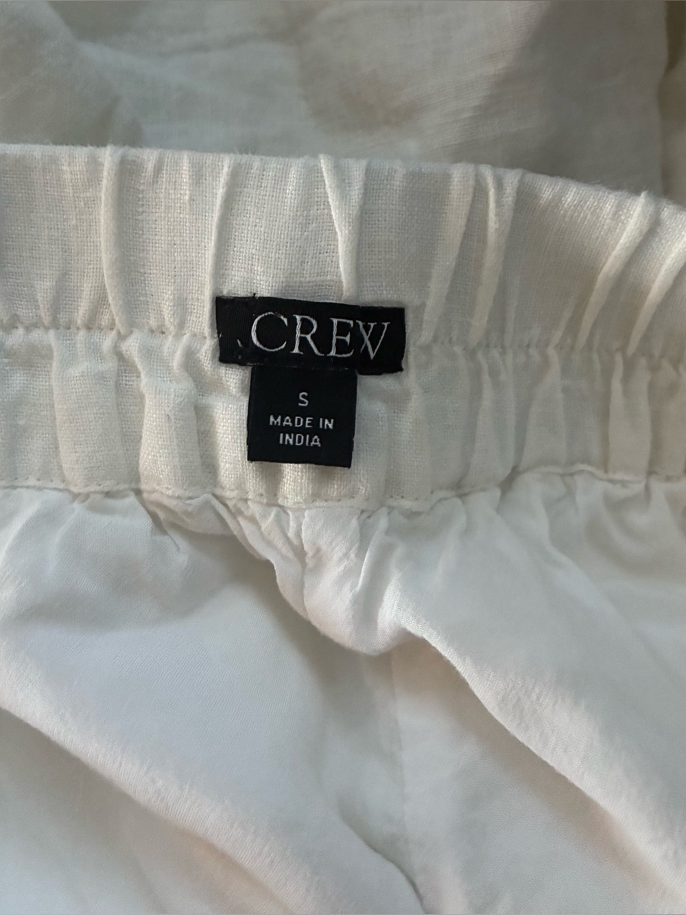 J. Crew Tropez Linen Shorts White Size S - Picture 4 of 4